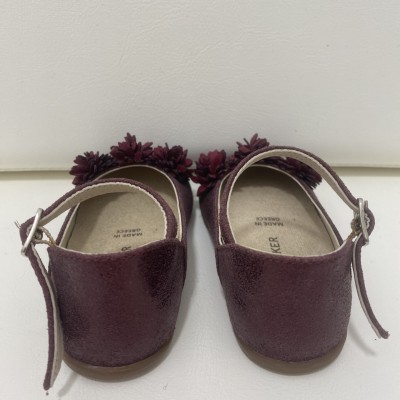 Baby Burgundy Ballerina Floral Babywalker