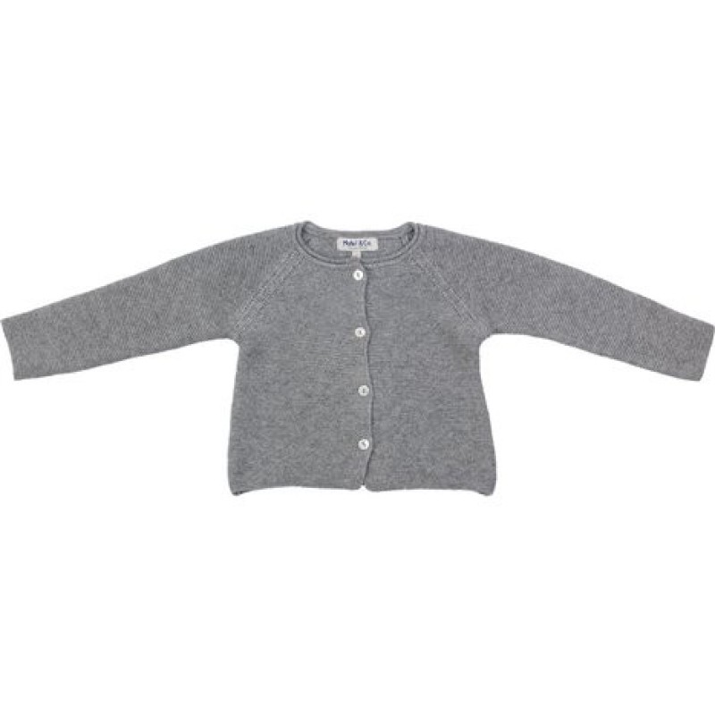 Βρεφική-Παιδική Γκρι Ζακέτα Malvi