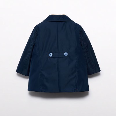 Baby Dark Blue Coat Abel and Lula