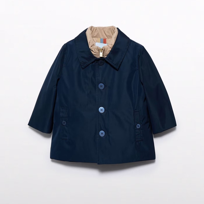Baby Dark Blue Coat Abel and Lula