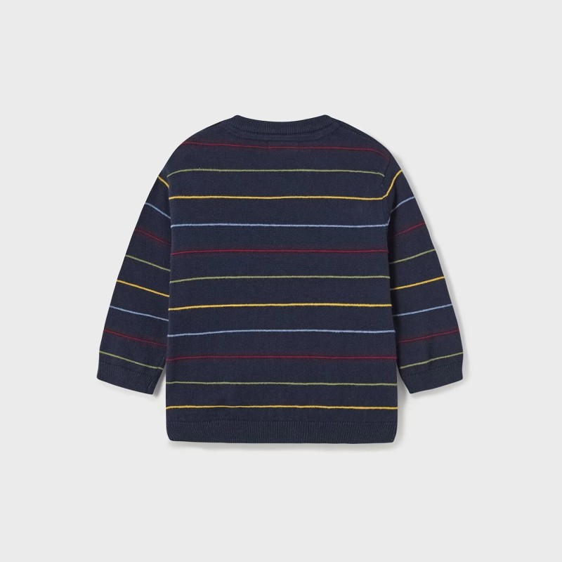 Baby Dark Blue Striped Blouse Mayoral Baby Dark Blue Striped Blouse Mayoral