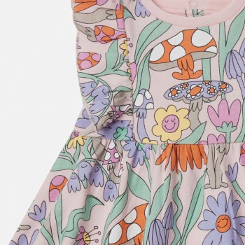 Βρεφικό Φόρεμα Ροζ Με Φ΄ύση Stella Mc Cartney