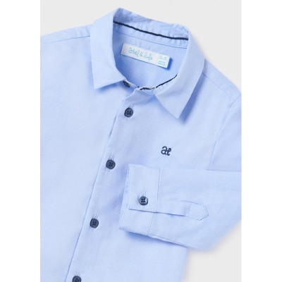 Baby Blue Long Sleeve Shirt Abel and Lula