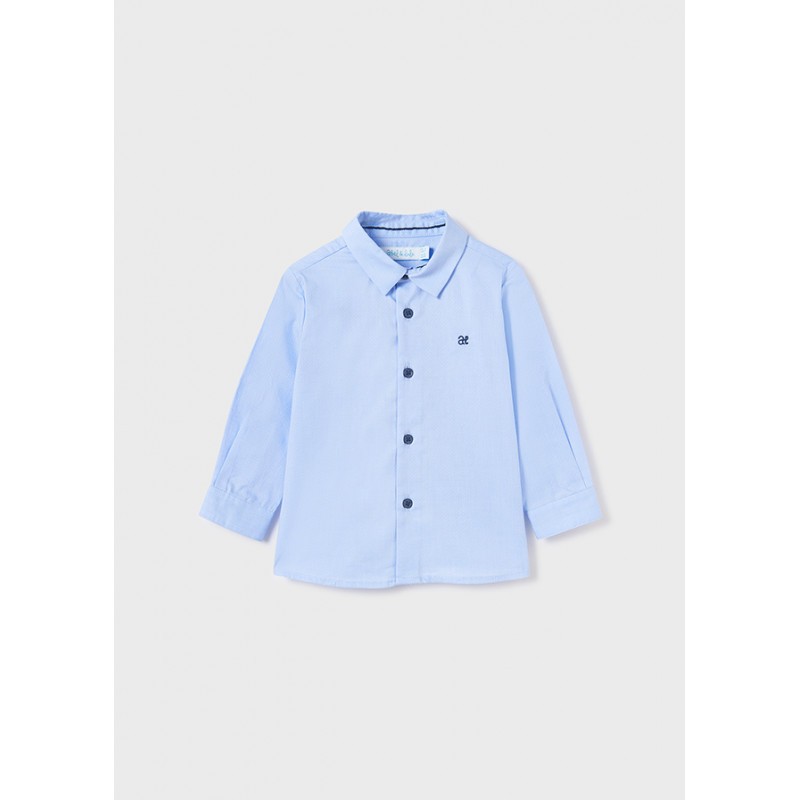 Baby Blue Long Sleeve Shirt Abel and Lula