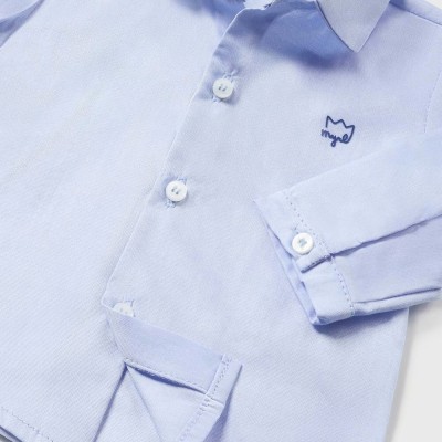 Baby Blue Bow Tie Shirt Mayoral