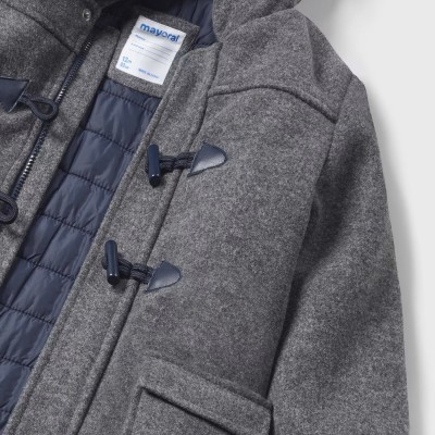 Gray Baby Coat Montgomery Mayoral