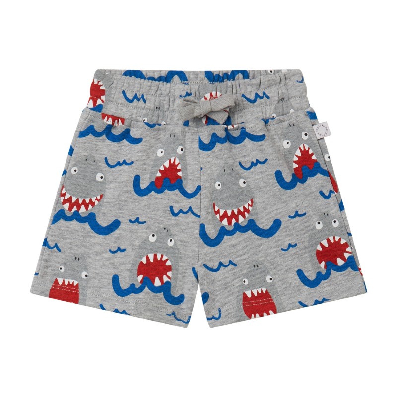 Baby Gray Shark Shorts Stella McCartney Baby Gray Shark Shorts Stella McCartney
