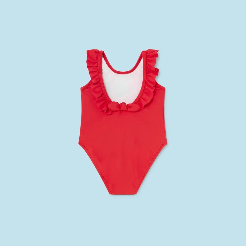 Baby Red One Piece Swimsuit With Veraman Parrot Mayoral