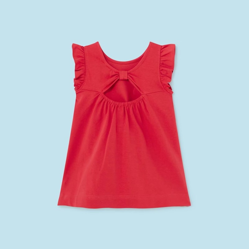 Baby Red Tiger Print Dress Mayoral