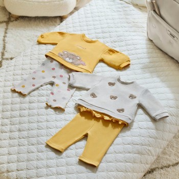 Βρεφικό Κοριτσίστικο Κίτρινο Σετ Με Αρκουδάκια Mayoral Βρεφικό Κοριτσίστικο Κίτρινο Σετ Με Αρκουδάκια Mayoral