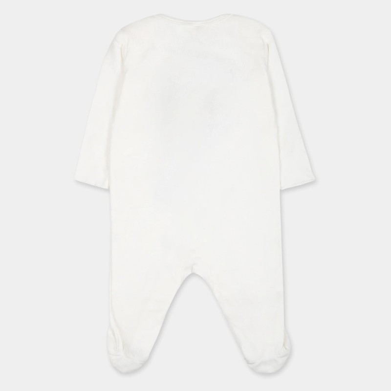Baby White Onesie/Bib With A Lilac Lion Stella McCartney Baby White Onesie/Bib With A Lilac Lion Stella McCartney