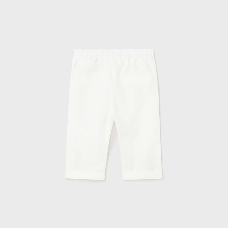 Baby White Linen Long Pants Mayoral Baby White Linen Long Pants Mayoral