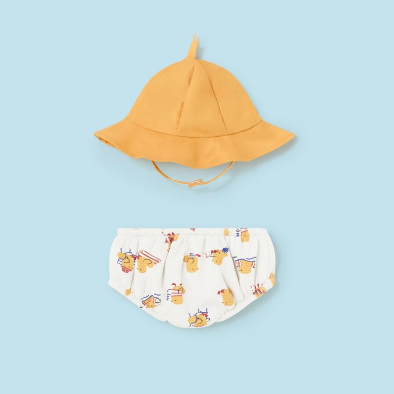 Βρεφικό Λευκό Μαγιό Με Παπάκια Mayoral