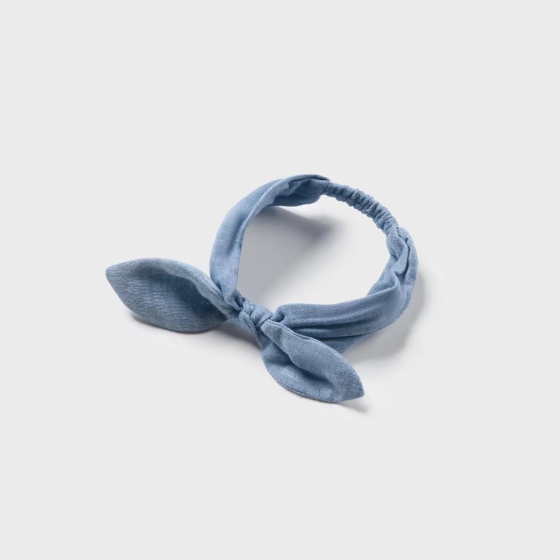 Baby Blue Gauze Denim Dress With Ducks Mayoral Baby Blue Gauze Denim Dress With Ducks Mayoral