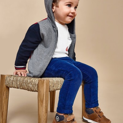 Baby Blue Corduroy Long Pants Mayoral