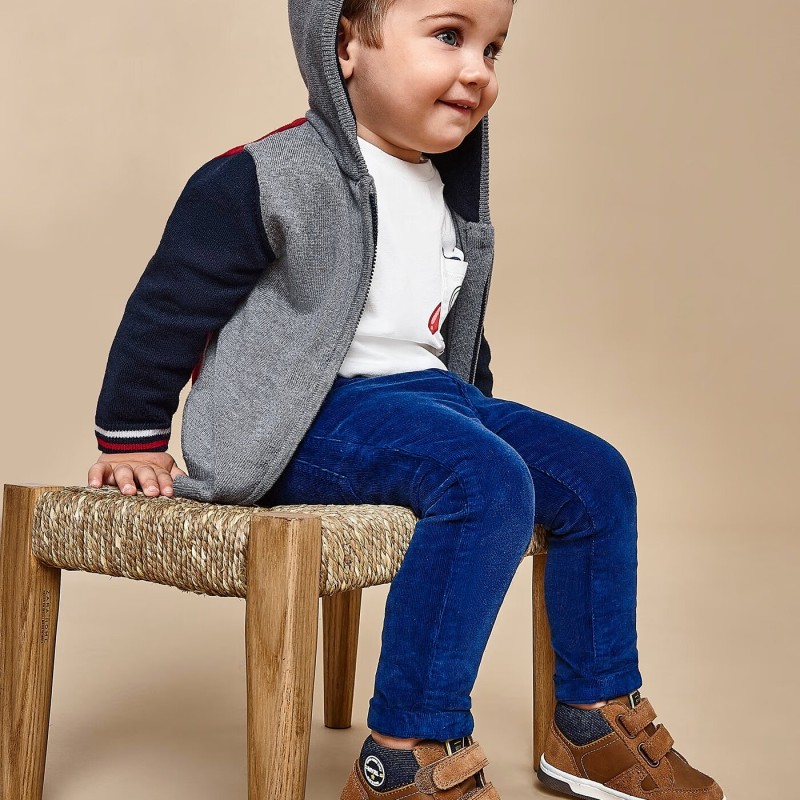 Baby Blue Corduroy Long Pants Mayoral