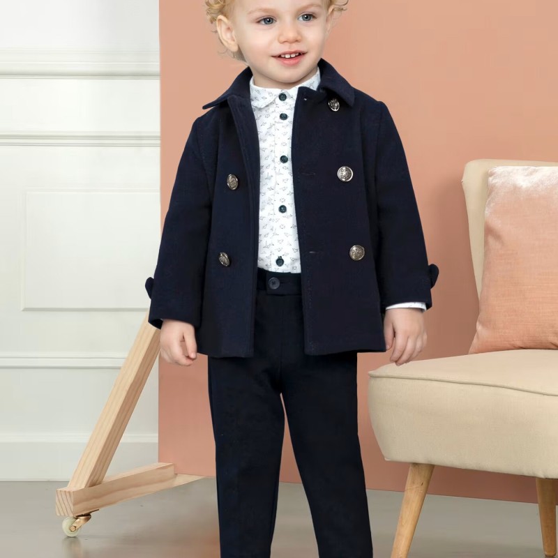 Baby Dark Blue Pants Abel and Lula