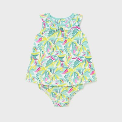 Baby Colorful Floral Dress Mayoral