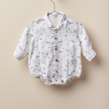 Baby Boy Little Wolfs Bodysuit Baby Boy Little Wolfs Bodysuit