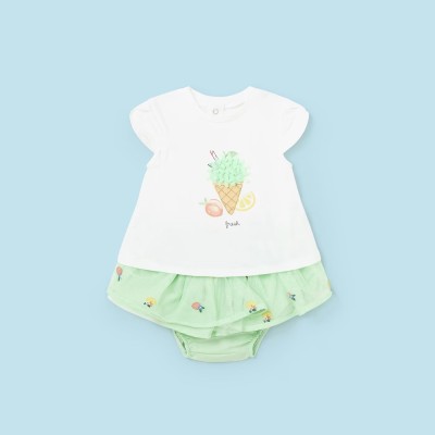 Baby Green Clothing Set With Mayoral Ice Creams Baby Green Clothing Set With Mayoral Ice Creams