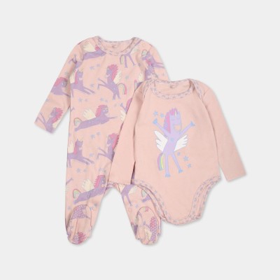 Baby Pink Purple Unicorn Set Stella McCartney
