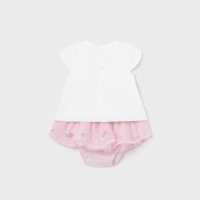 Βρεφικό Ροζ Σετ Ρούχων Με Παγωτά Mayoral