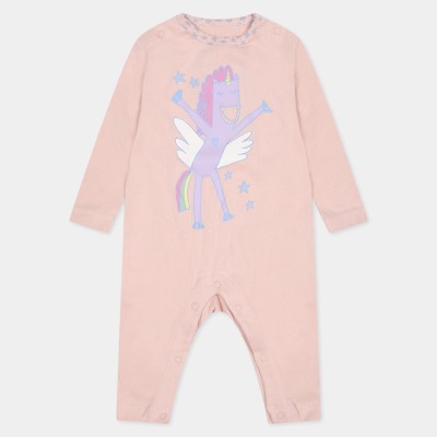 Baby Set of 2 Pink Onesies With Purple Unicorns Stella McCartney