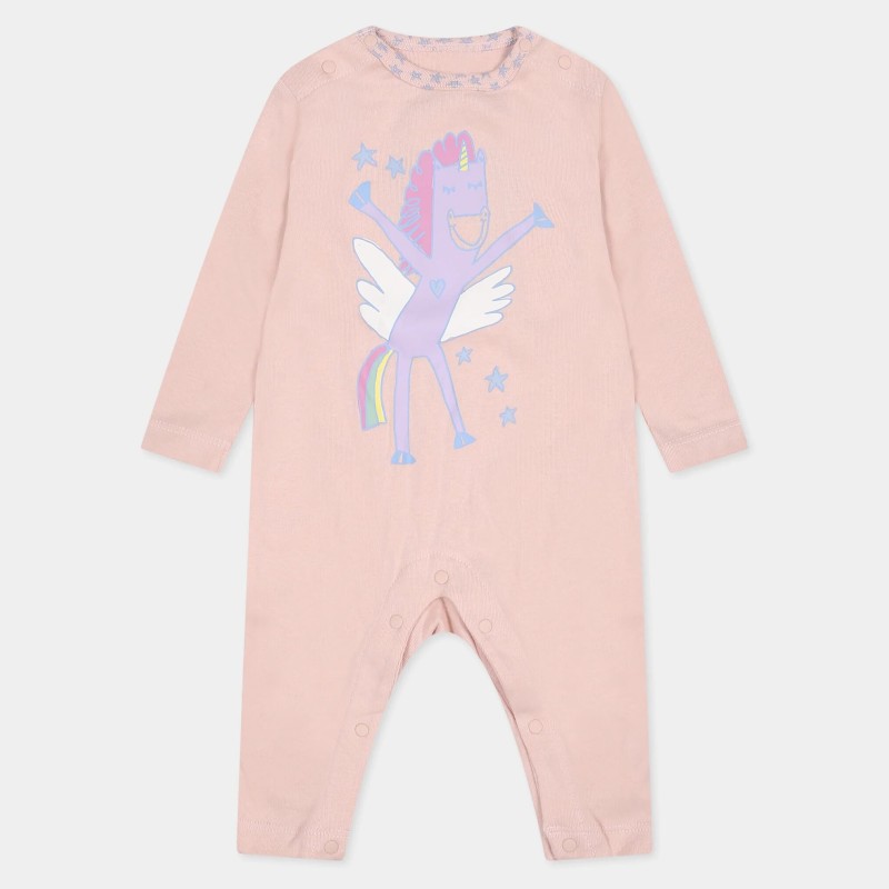 Baby Set of 2 Pink Onesies With Purple Unicorns Stella McCartney Baby Set of 2 Pink Onesies With Purple Unicorns Stella McCartney