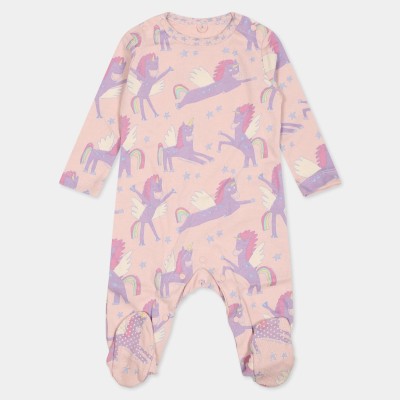 Baby Set of 2 Pink Onesies With Purple Unicorns Stella McCartney