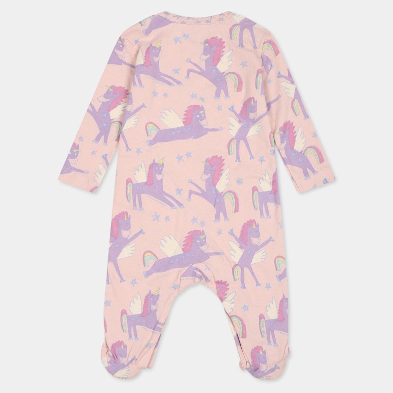 Baby Set of 2 Pink Onesies With Purple Unicorns Stella McCartney Baby Set of 2 Pink Onesies With Purple Unicorns Stella McCartney