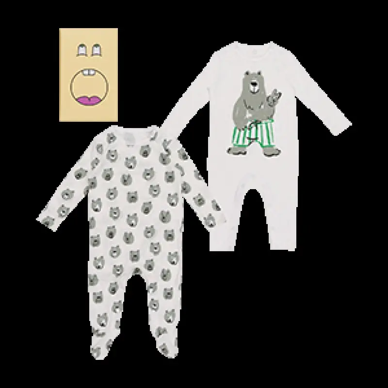 Baby Gift Set 2 Bear Rompers Stella McCartney