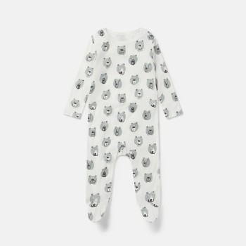Baby Bear Print Bodysuit and Sleepsuit Set Stella McCartney Baby Bear Print Bodysuit and Sleepsuit Set Stella McCartney