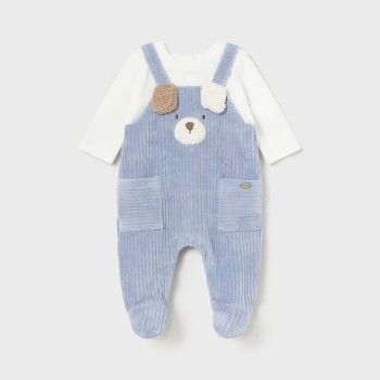 Βρεφικό Σιελ Κοτλέ Φορμάκι Αρκουδάκι Mayoral