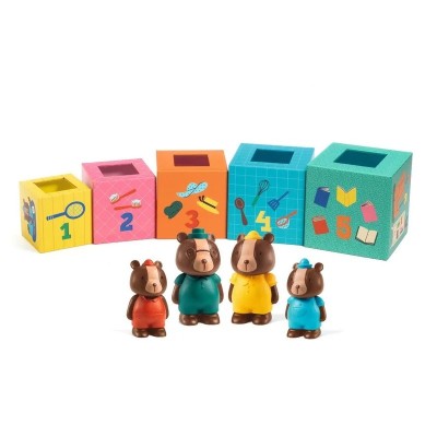 Baby Interactive Cubes With Animals Djeco