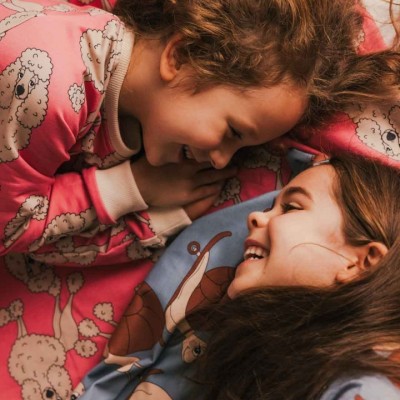 Dear Sophie Kids Blue Sleepwear Set with Snails
