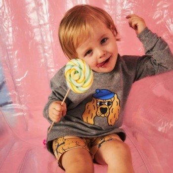 Dear Sophie Παιδική Μακρυμάνικη Μπλουζα Με Σκυλάκι