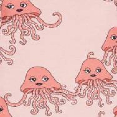 Dear Sophie Kids Duvet Cover & Pillow Case Pink with Jellyfish
