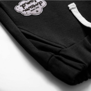 Dear Sophie Παιδικό Μαύρο μαλακό παντελόνι φόρμας