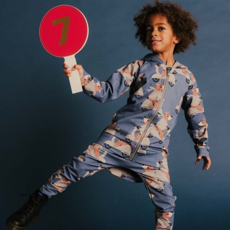 Dear Sophie Kids Motorbear Blue Pants