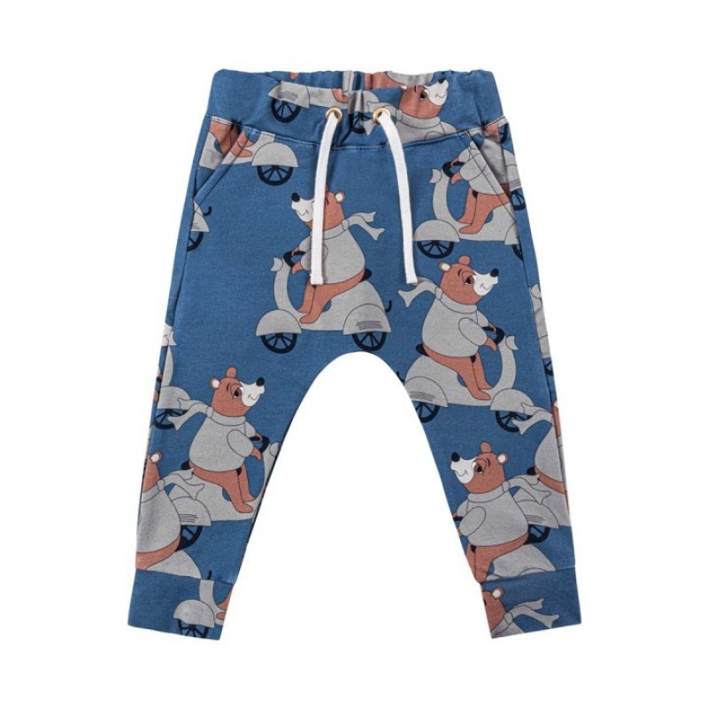Dear Sophie Kids Motorbear Blue Pants