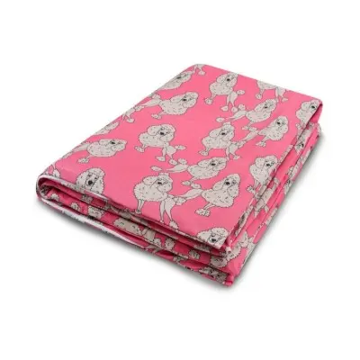 Dear Sophie Kids Bedding Set Pink with Poodles