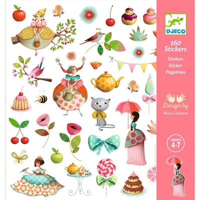 Djeco Princess Tea Party Stickers