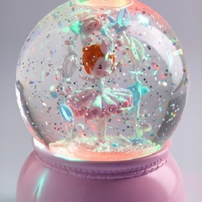 Djeco Night light automatic motion snowball ballerina
