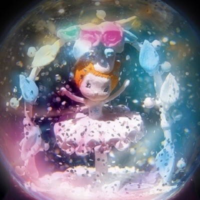 Djeco Night light automatic motion snowball ballerina