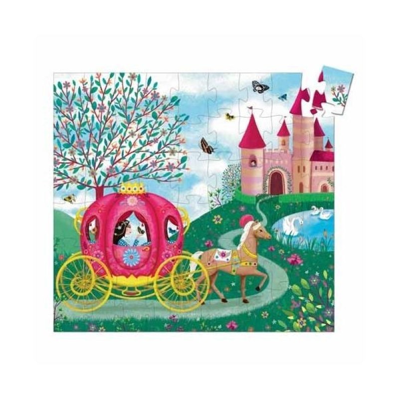 Djeco Silouhette Puzzles Elise's carriage Djeco Silouhette Puzzles Elise's carriage