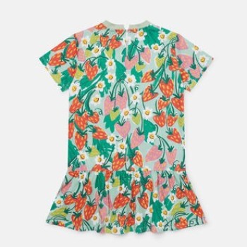 Φόρεμα Εμπριμέ Με Φράουλες Stella Mc Cartney