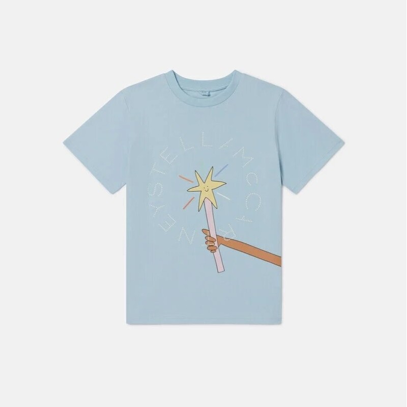 Fairy Graphic Crewneck T-Shirt Stella Mc Cartney Fairy Graphic Crewneck T-Shirt Stella Mc Cartney