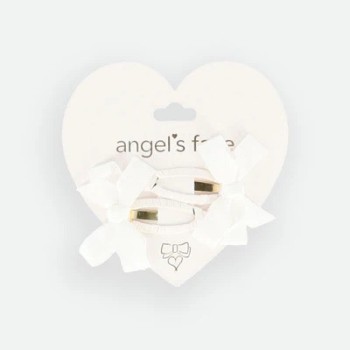Λευκά Φιογκάκια Τσιμπιδάκια Angel Face Λευκά Φιογκάκια Τσιμπιδάκια Angel Face