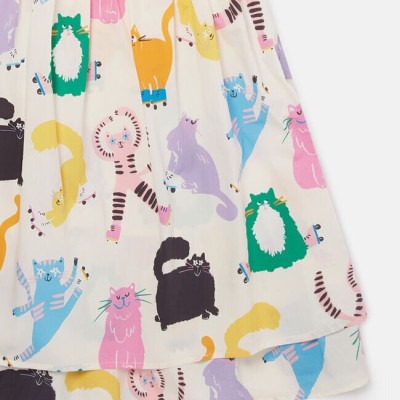 Cats Print Sleeveless Dress Stella Mc Cartney Cats Print Sleeveless Dress Stella Mc Cartney