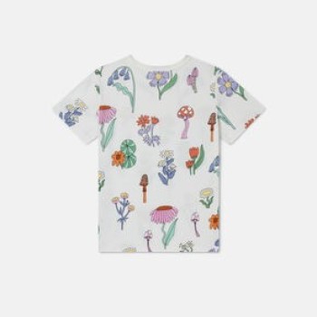 Λευκό T-shirt Εμπριμέ για Κορίτσι Stella Mc Cartney